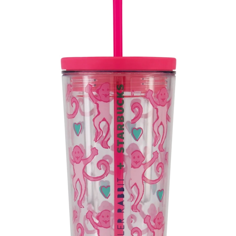 Starbucks Pink Monkey Tumbler